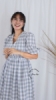 HanBok Gingham Casual Style CACA Dress   DRO 215 7  medium